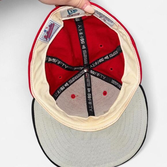 New Era Cincinnati Reds Fitted Baseball Cap Hat - Picture 7 of 8